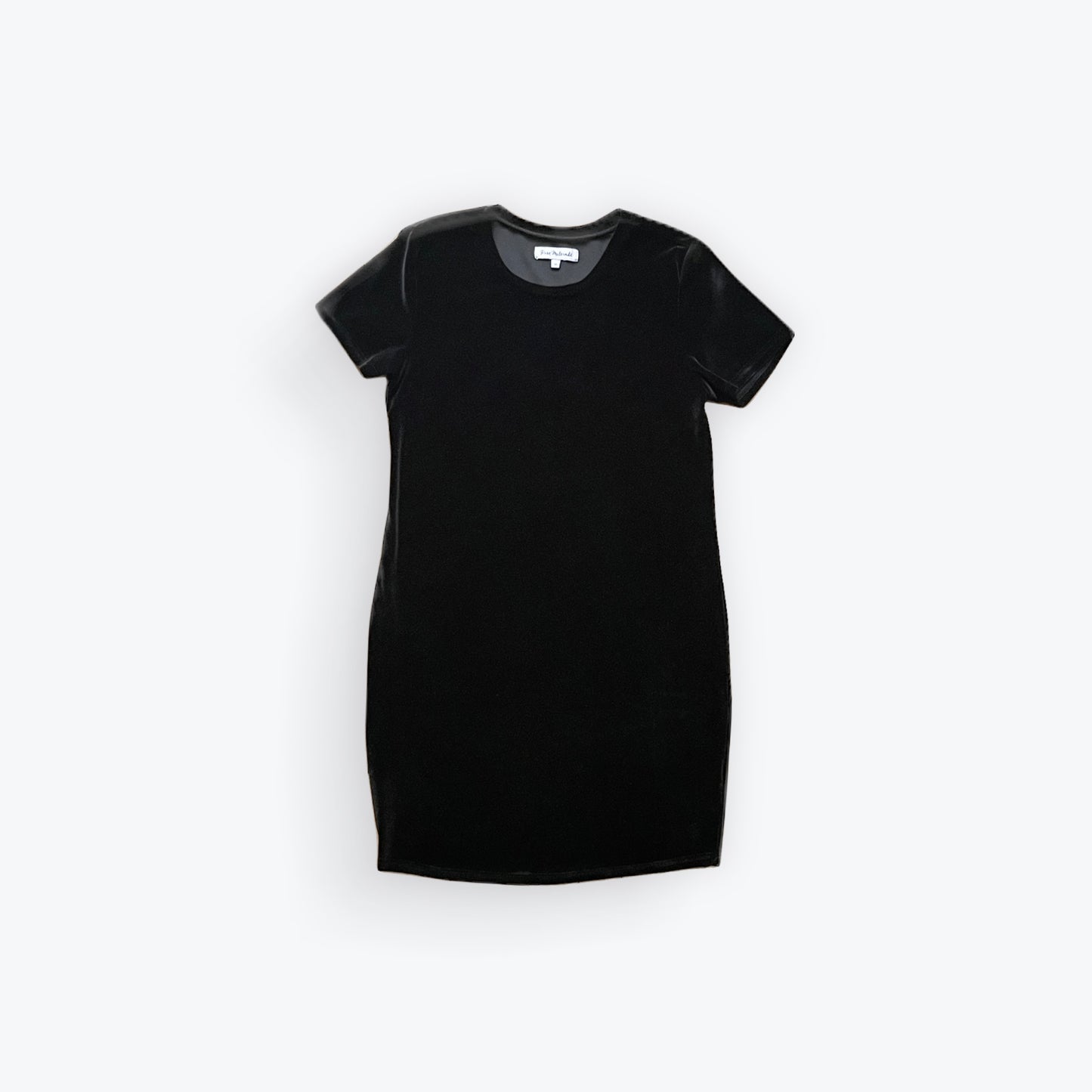 Robe rose maternité velours noir Médium