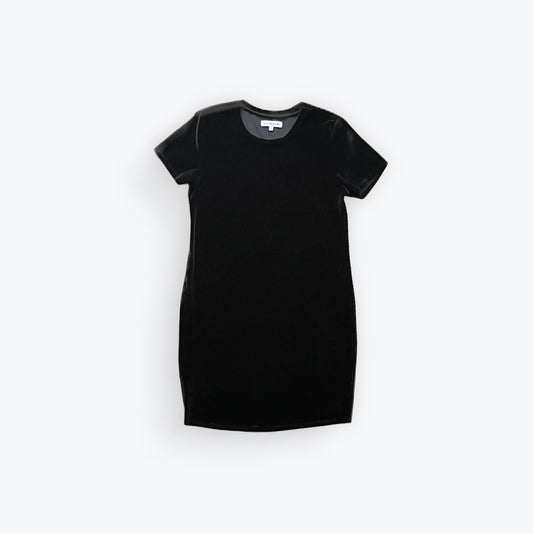 Robe rose maternité velours noir Médium