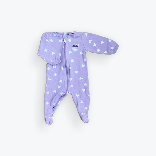 Pyjama Pekkle cœur 6 mois *mousseux